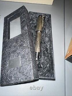 Stylo plume en édition limitée en argent sterling Michel Audiard Origami