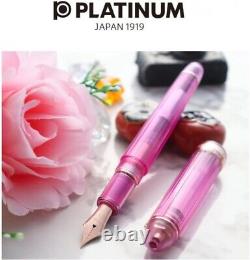 Stylo-plume en platine #3776 CENTURY Nice Lila PNB-20000R Pointe Fine Moyenne