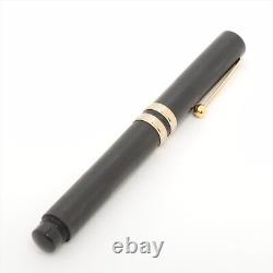 Stylo plume en résine Ohashido x GP avec plume noire et or en or 14k