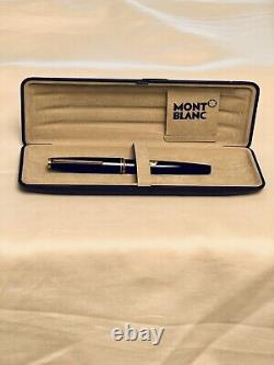 Stylo-plume en résine noire Montblanc Meisterstuck - Plume en or 14 carats