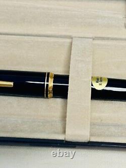 Stylo-plume en résine noire Montblanc Meisterstuck - Plume en or 14 carats