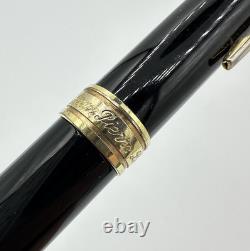 Stylo-plume noir Jean Pierre Lépine Paris France