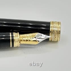 Stylo-plume noir Jean Pierre Lépine Paris France