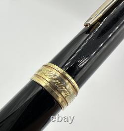 Stylo-plume noir Jean Pierre Lépine Paris France