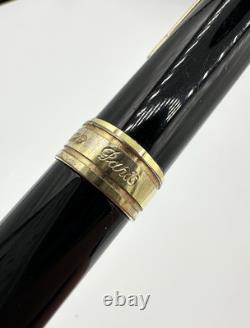 Stylo-plume noir Jean Pierre Lépine Paris France