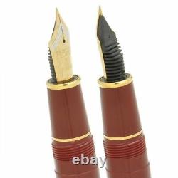 Stylo plume président en platine couleur vin rouge, pointe moyenne PTB-20000P#10-3