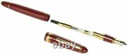 Stylo plume président en platine couleur vin rouge, pointe moyenne PTB-20000P#10-3