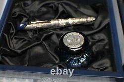 Stylos Sheaffer Stars d'Egypte édition limitée en argent sterling, stylo-plume #18/360, plume en or 18 carats