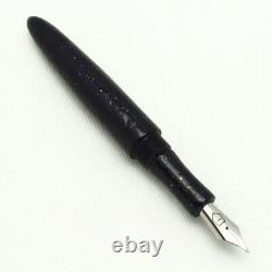 Tamenuri Studio Black Rock Ishimeji Raden Stylo-plume Nib Taille B Pièce Unique