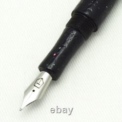 Tamenuri Studio Black Rock Ishimeji Raden Stylo-plume Nib Taille B Pièce Unique