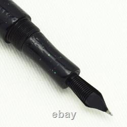 Tamenuri Studio Black Rock Ishimeji Raden Stylo-plume Nib Taille B Pièce Unique