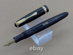 Vers 1950 Osmia 223, 14k / 585 Nib Flexible Fin, Remplissage par Bouton, (2/2) Nouveau Stock Ancien