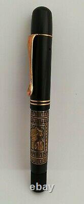 Vintage Antique Pelikan Toledo 111 T, Années 1930, 14 K Gold Flexy Ef Nib Fountain Pen