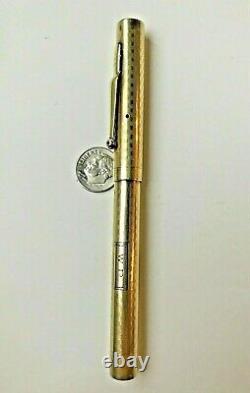 Vintage Mabie Todd Swan 14k Solid Gold Fountain Pen Jan 14k 1915 Avec Todd Plume