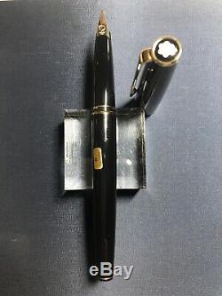 Vintage Mont Blanc Classique 13100 Noir 14k 585 Or B Nib Fountain Pen