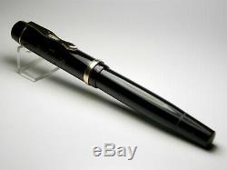Vintage Montblanc 234 1 / 2g Fountain Pen-black-14k Flex 1950 Nib-allemagne