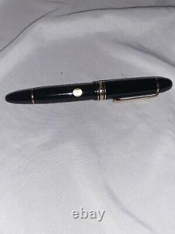 Vintage Montblanc Meisterstuck 4819 Fountain Pen 14k Or 585 Never Used Wcase