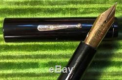 Vintage Waterman's 20 Fountain Pen Bshr # 10 Flex Nib Mint Iconique Rare Pen