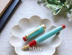 WANCHER × SAILOR Stylo-plume IMARI Assiette en porcelaine japonaise Plaqué or 21K LIMITÉ