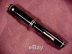 Wahl Eversharp Gold Seal Ring Top, Gft, Lf, Noir Jet, Collecteur Nib, C1930