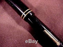 Wahl Eversharp Gold Seal Ring Top, Gft, Lf, Noir Jet, Collecteur Nib, C1930