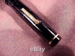 Wahl Eversharp Gold Seal Ring Top, Gft, Lf, Noir Jet, Collecteur Nib, C1930