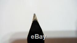 Wahl Pen, Ring Top, Black & Perle, Full Flex, No 3,14k Moyen Nib, Made In USA