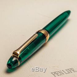 Wancher X Sailor Fountain Pen Green Turquoise Limited Edition