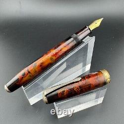 Yotsubishi Spert Kinpen Seisakusho Urushi Pipette Acier Nib Fin Révisé