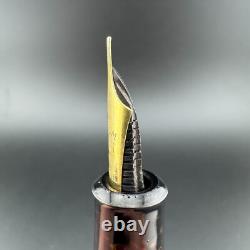 Yotsubishi Spert Kinpen Seisakusho Urushi Pipette Acier Nib Fin Révisé
