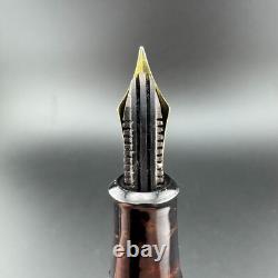 Yotsubishi Spert Kinpen Seisakusho Urushi Pipette Acier Nib Fin Révisé