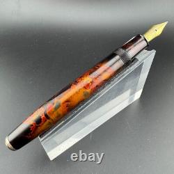 Yotsubishi Spert Kinpen Seisakusho Urushi Pipette Acier Nib Fin Révisé