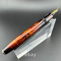 Yotsubishi Spert Kinpen Seisakusho Urushi Pipette Acier Nib Fin Révisé